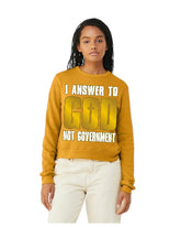 I Answer To God Not Government
